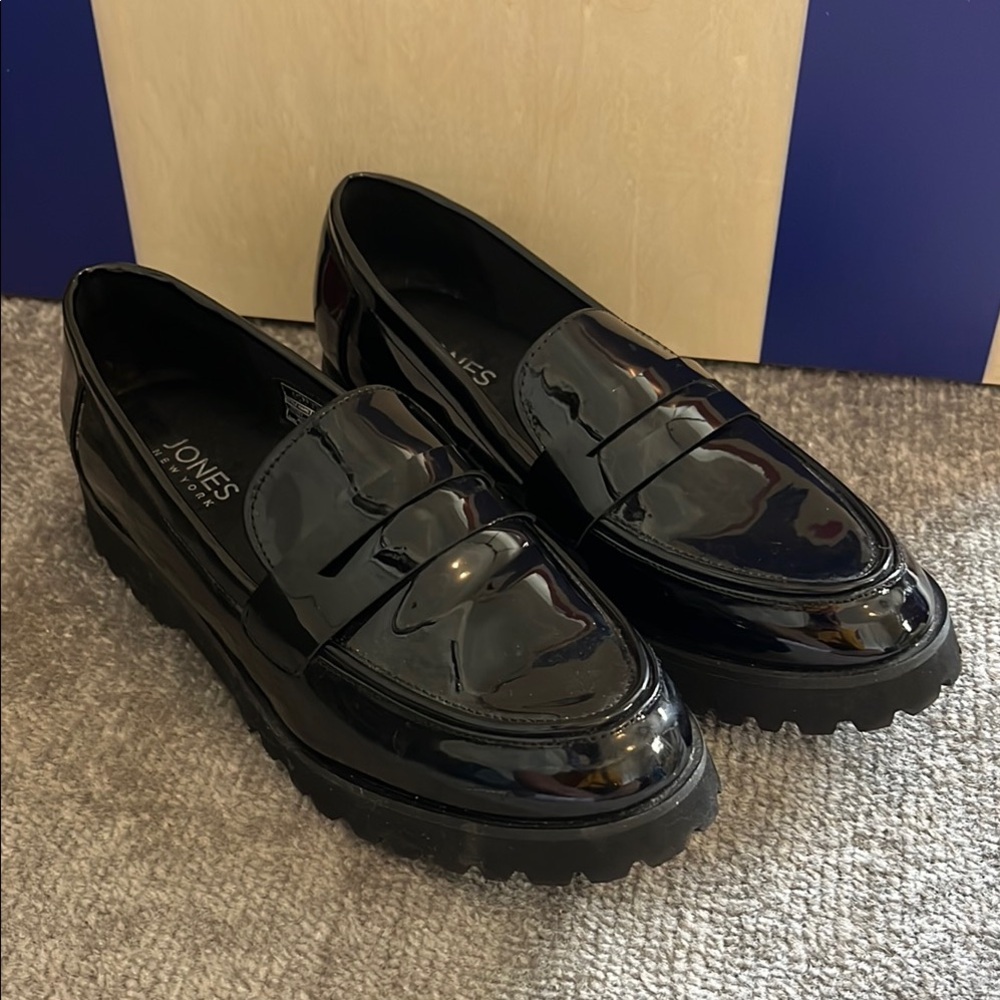 Jones New York Black Leather Shoes
